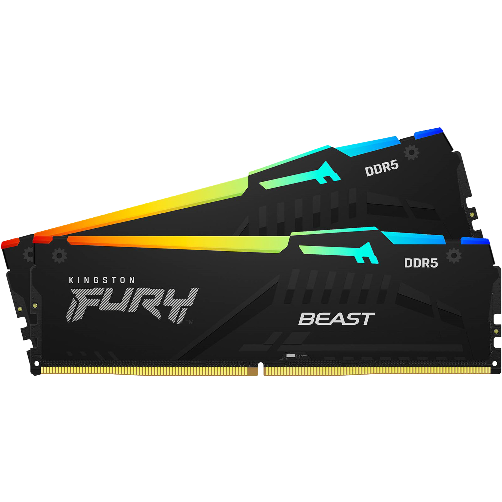 Kingston 16GB (2x8GB) DDR5 6000MT/s CL36 FURY Beast Black RGB EXPO
